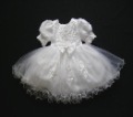 White Beading Tulle Chiffon Children's Shorts