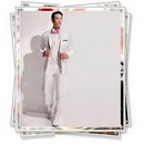 V-neck Cotton & Polyester Broad Shoulders Groom Tuxedos
