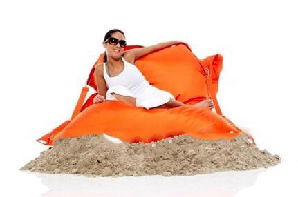 Orange Leather & Cotton Square Shape Baby Sleeping Bags