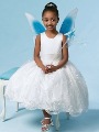 White Sleeveless Dress Shape Children's Shorts