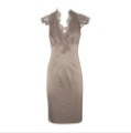 Women's Elegant Sleeveless Above Knee V-neck Party Evening Mini Suits