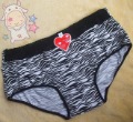 Spandex / Cotton Black Low Waist Women's Underwear