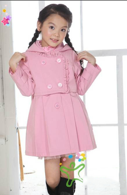 Pink Long Sleeve With Ribbons Children's Jackets