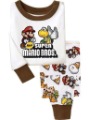 Long Sleeve Cotton & Polyester With Mario Images On Baby T-Shirts
