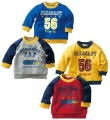 Long Sleeve Cotton & Wool O-neck Baby Shirts & Tops