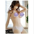 White Lace Embroidery Triangle Shape Sexy Costumes