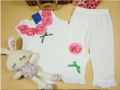 White 100% Cotton Short Sleeve Baby Skirts
