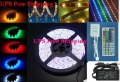 LED Strips RGB 60leds/M SMD 5050 Waterproof with 44 Keys IR Remote Controller+Power Supply/Power Adapter