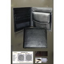 Black Leather Square Shape Card Holder