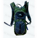 Rainproof Blue & Green Nylon Hydration Backpack