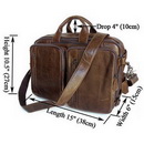 Brown With Zippers Many Pockets Laptop Backpacks