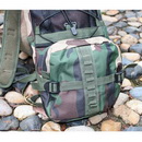 Army Green With Buttons Nylon Hydration Backpack