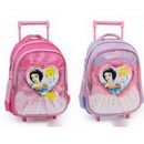 Pink Princess Polyester Cartoon High Students Schoolbag / Casual Bag / Backpack