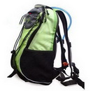 Waterproof Green With Zippers Hydration Backpack