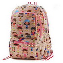 Students Zipper Broken Beautiful Cakes Backpack