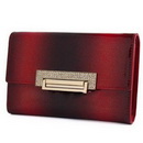 Women's Solid Genuine Leather Long Wallet
