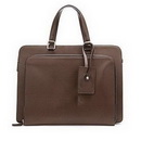 Leather Brown With Zipper Laptop Bags