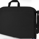 Black Nylon Rectangular Shape Laptop Backpacks