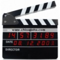 Plastic Black Date Display Table Clocks