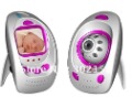 2.5 Inch Silver With Buttons Digital Baby Monitor Camera