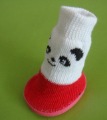 Cotton Bottom with Dot Rubber Damp-proof Pet Shoe Sock