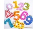 Children's Educational Toy Wooden Magnetic Stickers 0 -9 Numbers Fridge Magnet