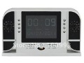 With Buttons Black & Silver Date Display Table Clocks