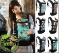 Green & Black Windproof Nylon & Polyester Baby Carriers