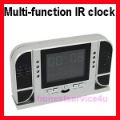 Digital Video Camera With Many Buttons Black & Silver Multifunction Clock