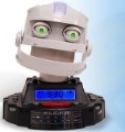 LCD Backlit Display Radio Talking Robot Alarm Clock