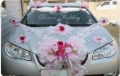 Organza Silk Decoration Wedding Flower for Wedding Limousine