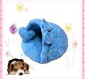 Cute Bowknot Cotton Pet Hamburger / Dog's Favorite Winter Beds