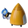 Cone Shape Yellow Glossy ABS Digital Clocks