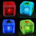 Square Shape Temperature Display Waterproof Digital Clocks