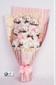 Pink Organza Rabbit Birthday Valentine Decorative Flowers