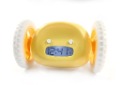 Yellow Snooze Function Plastic Digital Clocks