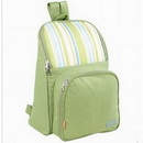 Green Shoulers With Zippers Diaper Bags
