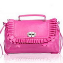 PU Zipper Travel Totes Cosmetic Shoulder Bags