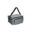 Gray Square Shape Nylon Cooler Bags