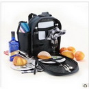 Vertical Stripes Black With Zippers Diaper Bags