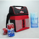 Red and Black Polyster Picnic Wine Ice Bag
