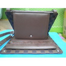 Leather Gray Square Shape Promotional Bags