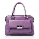 Purple With Button Leather Promotional Bags