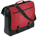 Nylon Black & Red Square Shape School Bags