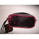 Black Aluminum Alloy Zipper Oxford Cloth Cosmetic Bag