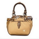 Golden One Shoulder With Zipper Promotional Bags