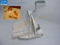 White Metal & Plastic With A Handle Bread Cutter