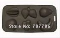 Black Rectangular Shape Silicone Cookware