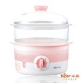 Plastic With A Button Two Layers Steamer