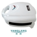 White With A Handle Stainless Steel Sandwich Toaster